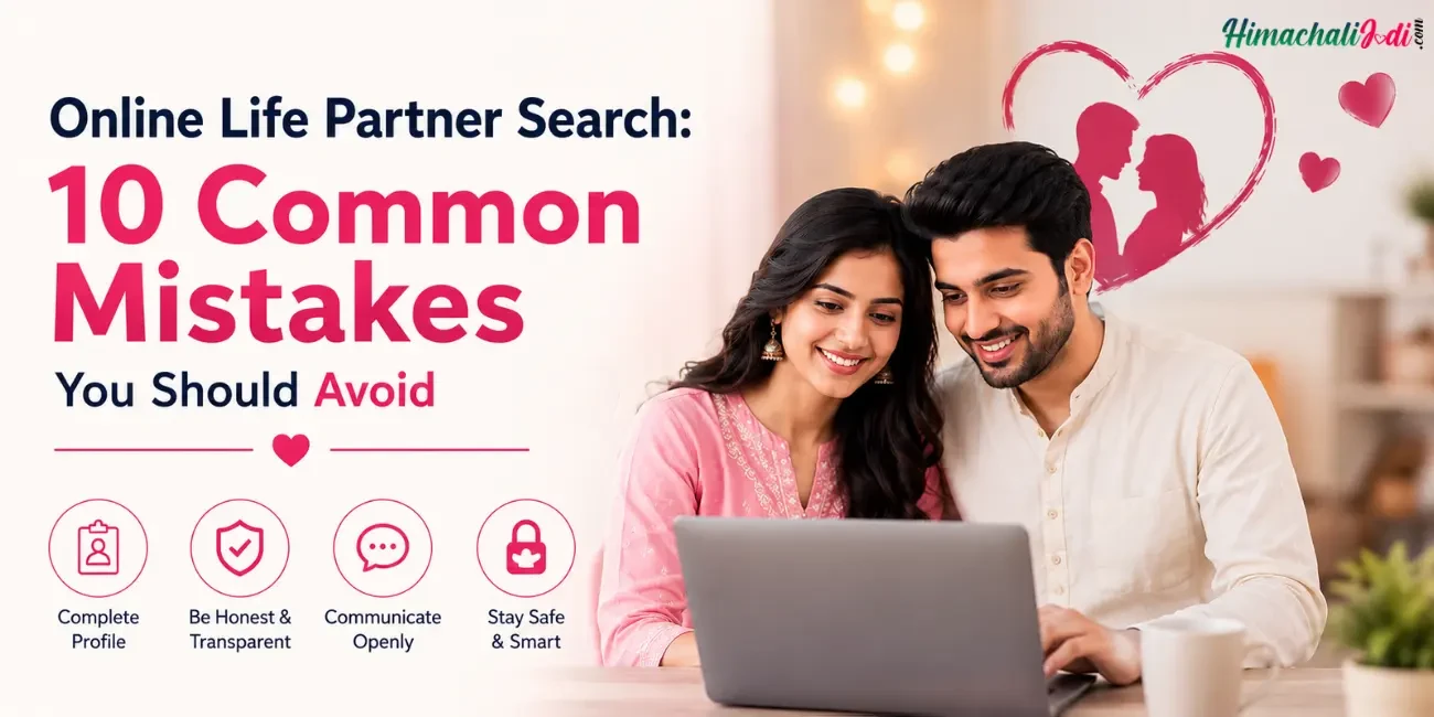 Online Life Partner Search: Common Mistakes to Avoid While Searching for a Life Partner Online