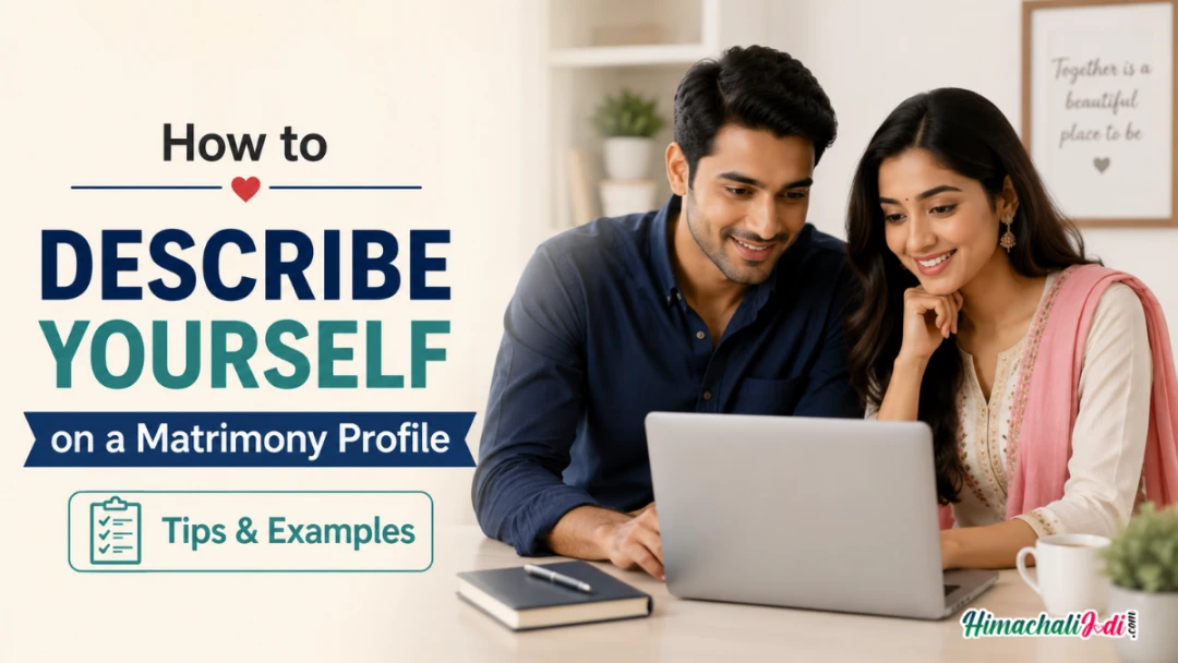 How to Describe Yourself on a Matrimony Profile: Tips & Examples